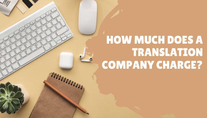 How much does a translation company charge